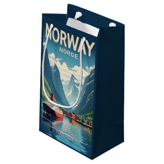 Noorwegen Klein Cadeauzakje (Achterkant Gekanteld)