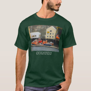 Noorwegen, kustvaartuigen en Vissende vaartuigen T-shirt