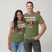 Noorwegen, Lapland, nederzetting Sami T-shirt (Unisex)