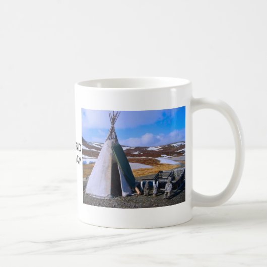Noorwegen, Lapland, Sami Settlement Koffiemok (Rechts)