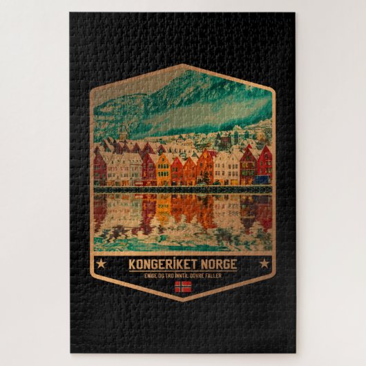 Noorwegen Legpuzzel (Verticaal)