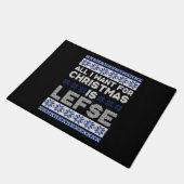 Noorwegen Lelijke Kerstmis Deurmat (Schuin)