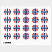 Noorwegen Liefde Vrede Sticker 1 (Vel)