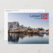 Noorwegen Lofoten Briefkaart (Voorkant / Achterkant)