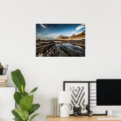 Noorwegen Lofoten eilanden Berg Poster (Thuiskantoor)