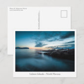 Noorwegen Lofoten-eilanden Briefkaart (Voorkant / Achterkant)