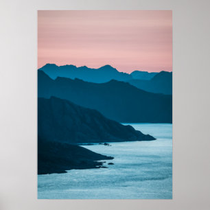 Noorwegen Lofoten Eilanden Kustzicht Poster