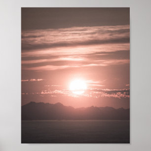 Noorwegen Lofoten-eilanden Zonsopgang Poster