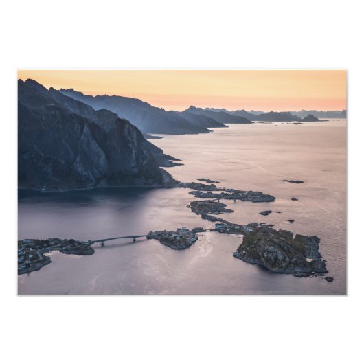 Noorwegen Lofoten Foto Afdruk (Voorkant)