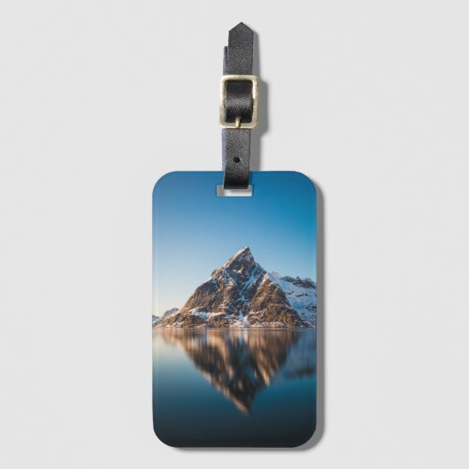 Noorwegen Lofoten Gebergte Bagagelabel (Voorkant (verticaal))