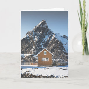 Noorwegen Lofoten Gele Hut Kaart