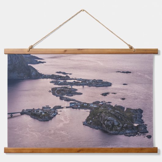 Noorwegen Lofoten Hangend Wandkleed (Voorkant)