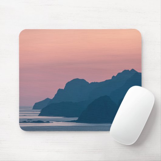 Noorwegen Lofoten Landschap Muismat (Met muis)
