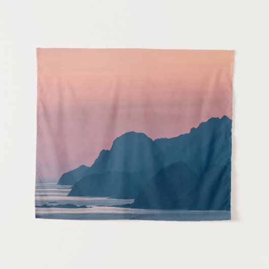 Noorwegen Lofoten Landschap Wandkleed (Voorkant (horizontaal))