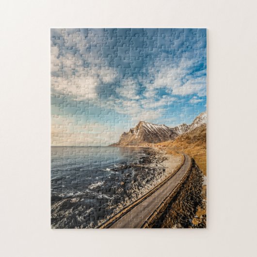 Noorwegen Lofoten Road Legpuzzel (Verticaal)