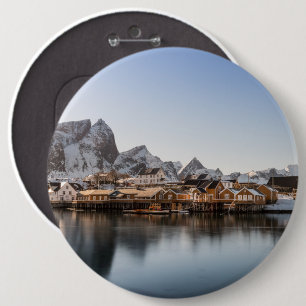 Noorwegen Lofoten Ronde Button 6,0 Cm