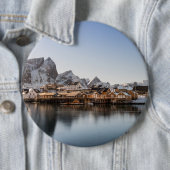 Noorwegen Lofoten Ronde Button 6,0 Cm (In situ)