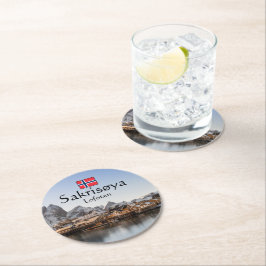 Noorwegen Lofoten Ronde Kartonnen Onderzetter