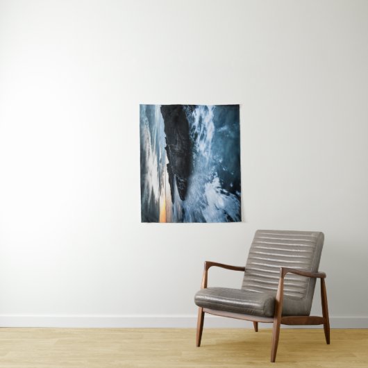 Noorwegen Lofoten Wandkleed (In situ)