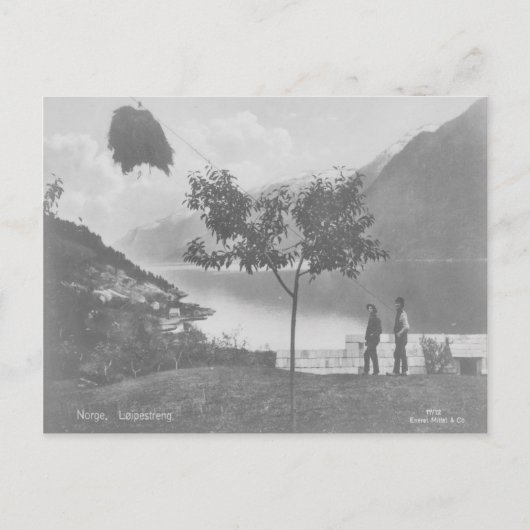 Noorwegen Loipestreng  Briefkaart (Voorkant)