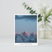 Noorwegen Lyngen Mountains Briefkaart (Staand voorkant)