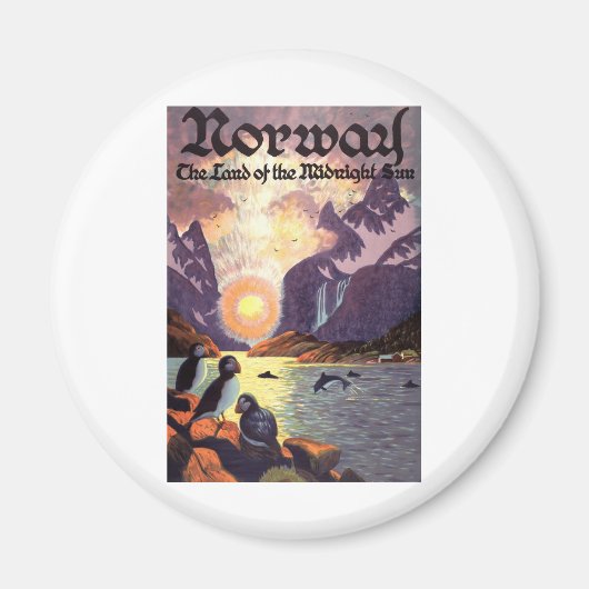 Noorwegen Magneet (Voorkant)