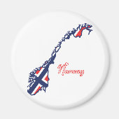Noorwegen Magnet (Voorkant)