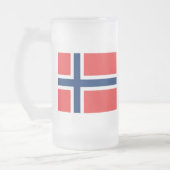 noorwegen matglas bierpul (Links)