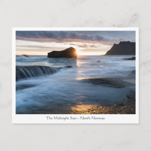 Noorwegen Midnight Sun Briefkaart