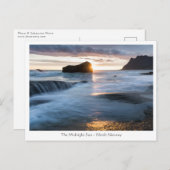 Noorwegen Midnight Sun Briefkaart (Voorkant / Achterkant)