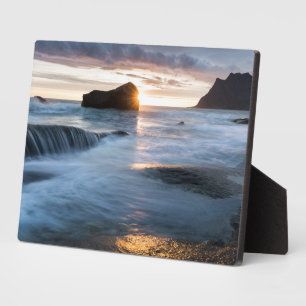 Noorwegen Midnight Sun Fotoplaat