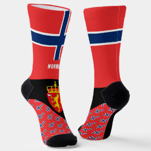 Noorwegen, mode, Noorse vlag, patriottisch Sokken
