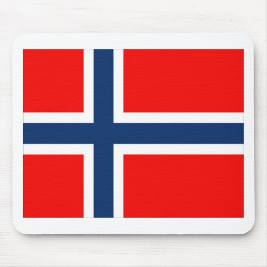 Noorwegen Mousepad Muismat (Voorkant)