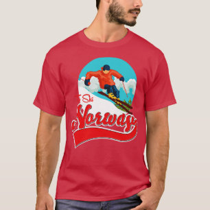 Noorwegen naar Ski T-shirt
