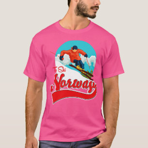 Noorwegen naar Ski T-shirt