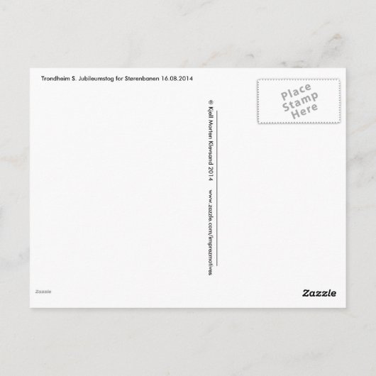 Noorwegen. NOHAB Di3 616 bij Trondheim S Briefkaart (Achterkant)