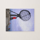 Noorwegen, Noordkaap, symbool wereldbol Legpuzzel (Horizontaal)