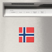Noorwegen - Noorse vlag Magneet (Insitu (Vaatwasser))