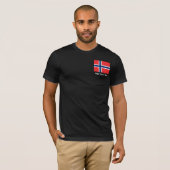 Noorwegen - Noorse vlag T-shirt (Voorkant volledig)