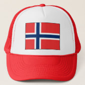 Noorwegen - Noorse vlag Trucker Pet (Voorkant)