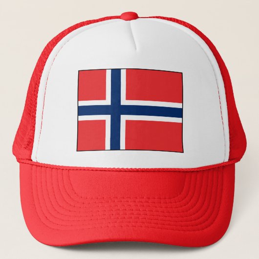 Noorwegen - Noorse vlag Trucker Pet (Voorkant)