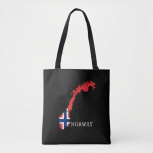 Noorwegen - Noorwegen Vlag Tote Bag