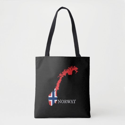 Noorwegen - Noorwegen Vlag Tote Bag (Voorkant)