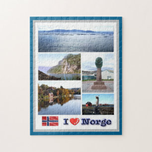 Noorwegen - Norge - I Love - Legpuzzel