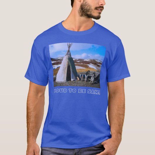 Noorwegen, Norge, Sami-nederzetting in Lapland T-shirt (Voorkant)