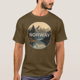 Noorwegen Norge Scandinavië Europa T-shirt