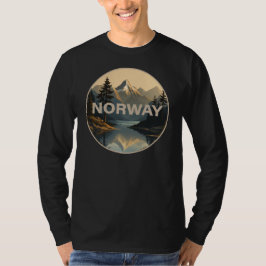Noorwegen Norge Scandinavië Europa T-shirt