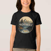 Noorwegen Norge Scandinavië Europa Tri-Blend Shirt (Voorkant)