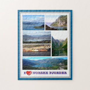 Noorwegen - Norske Fjorder - I Love - Legpuzzel
