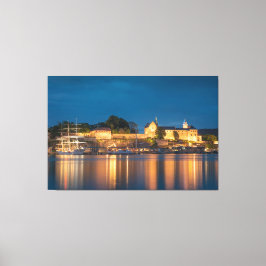Noorwegen Oslo Akershus Fortress Canvas Afdruk